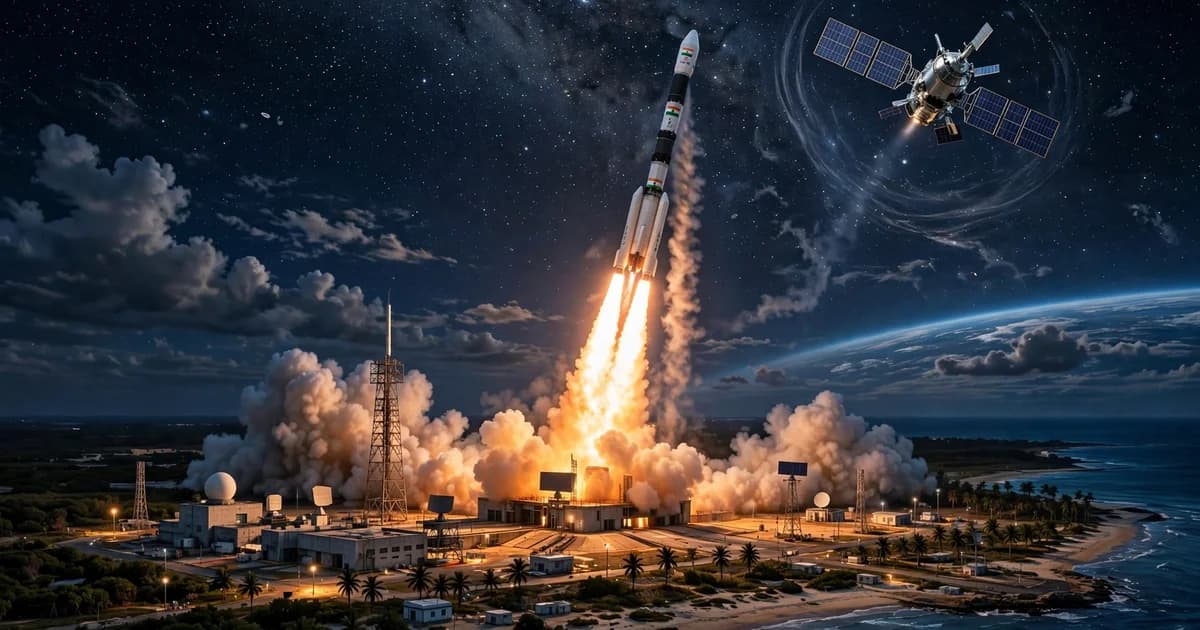 India Luncurkan Satelit NVS-03, Perkuat Alternatif GPS Buatan Sendiri