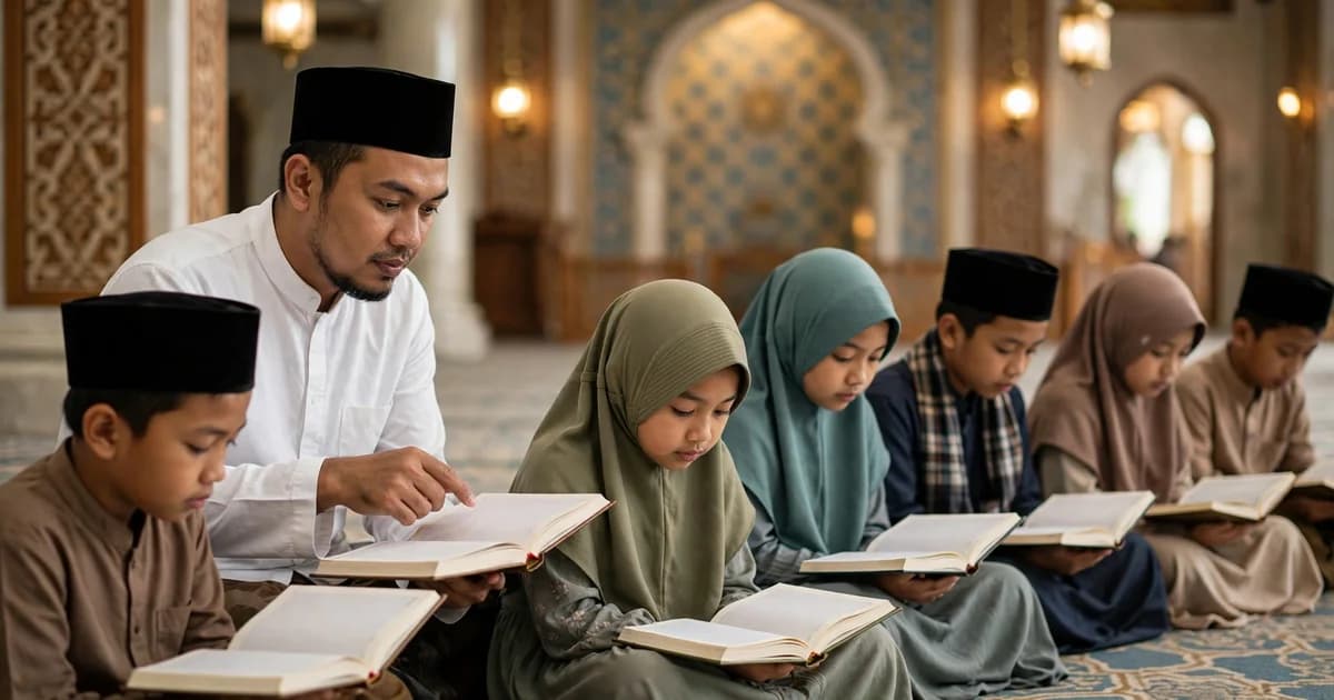 Cetak Guru Mengaji Baru, Mahasiswa UIN Sumut Ikuti Pelatihan Metode Tsaqifah di Masjid Nurul Hidayah