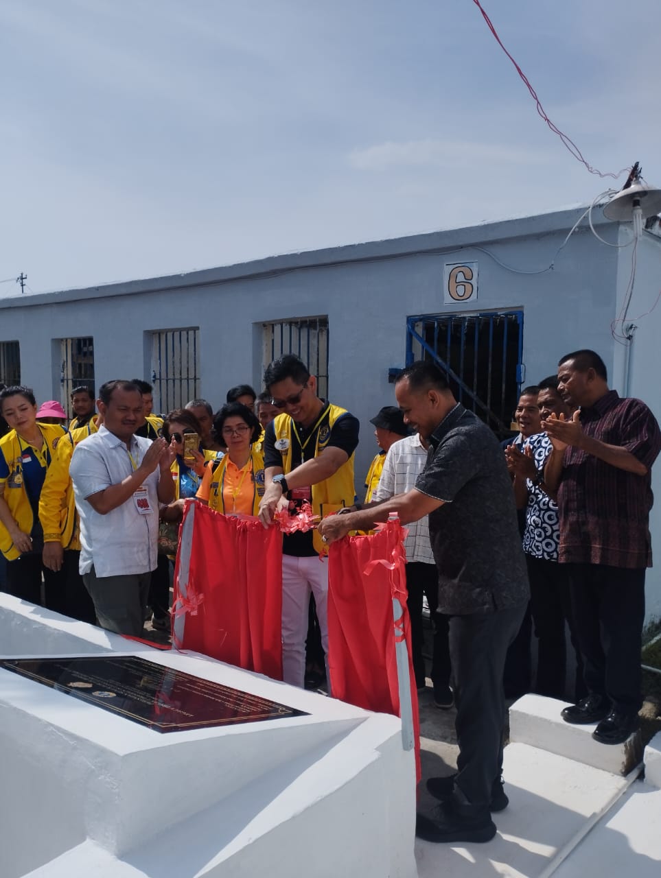 Lions Club Tanjung Balai Hibahkan Sumur Bor, Kebutuhan Air Lapas Tanjung Balai Asahan