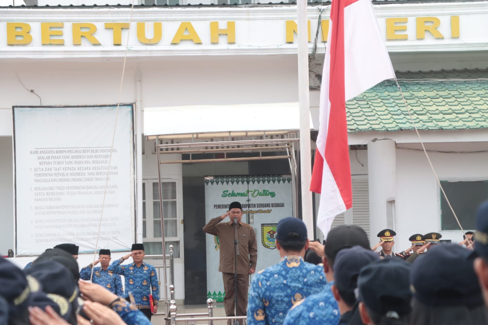 Pemkab Sergai Gelar Upacara Khidmat Harkitnas ke-116