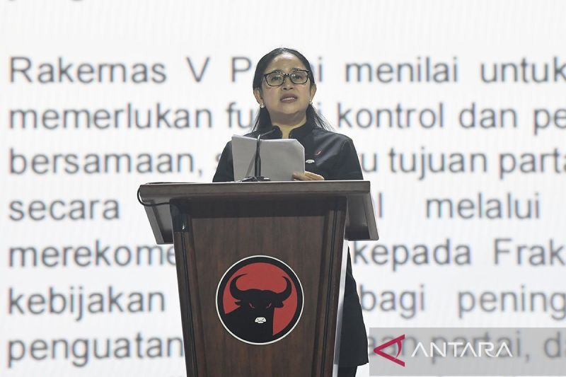 Kemarin, Rakernas V mandatkan Megawati tentukan sikap politik-UKT