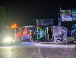 Kecelakaan Bus SMK Lingga Kencana Subang Sempat Teriak Allahu Akbar