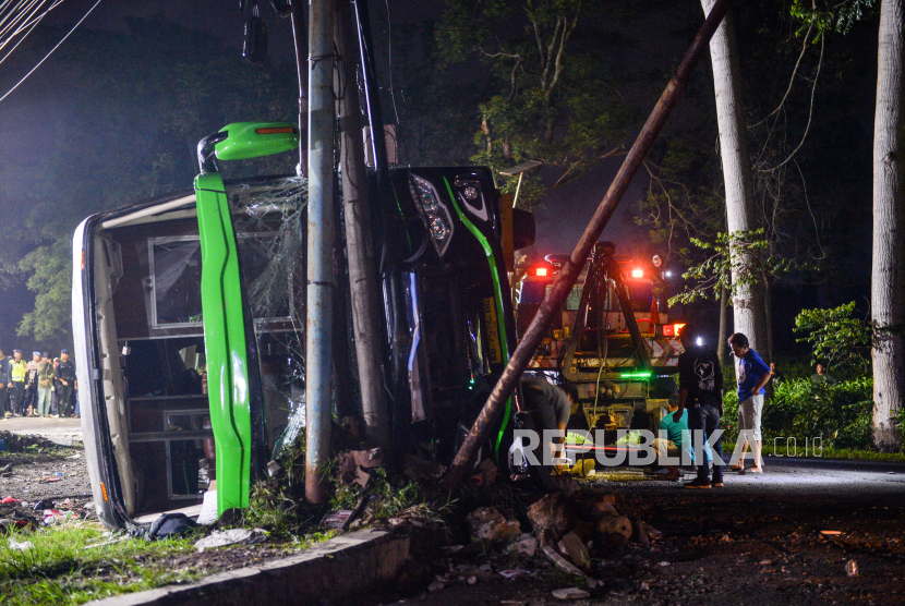 Saksi Korban Selamat Kecelakaan Maut SMK Lingga Kencana: Bus Gak Kuat Nanjak