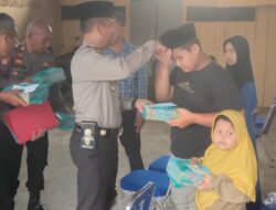 Kapolsek Pancur Batu Tingkatkan Sinergi TNI-Polri dan Santuni Anak Yatim