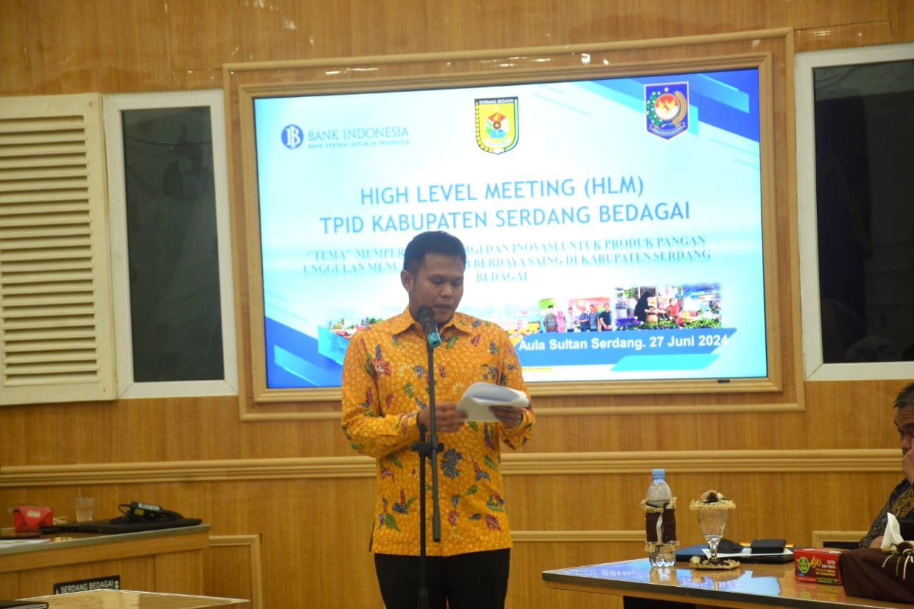 Wabup Sergai Tekankan Sinergi dan Inovasi di High Level Meeting TPID