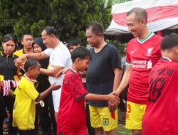 Bupati Darma Wijaya Motivasi Generasi Muda, Turnamen Sepak Bola U12 HUT Bhayangkara Polres Sergai Ditutup