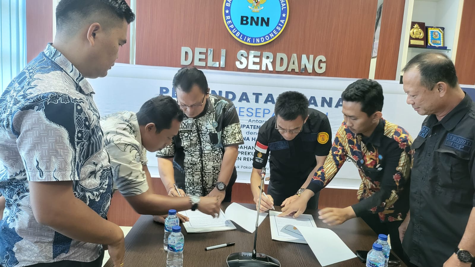 BNNK Deliserdang MOU Bidang Kemanusiaan Dengan YIHLP