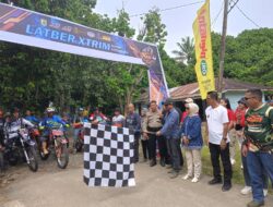 170 Rider Meriahkan Latihan Bersama Extrim Sergai di Desa Wisata Bartong