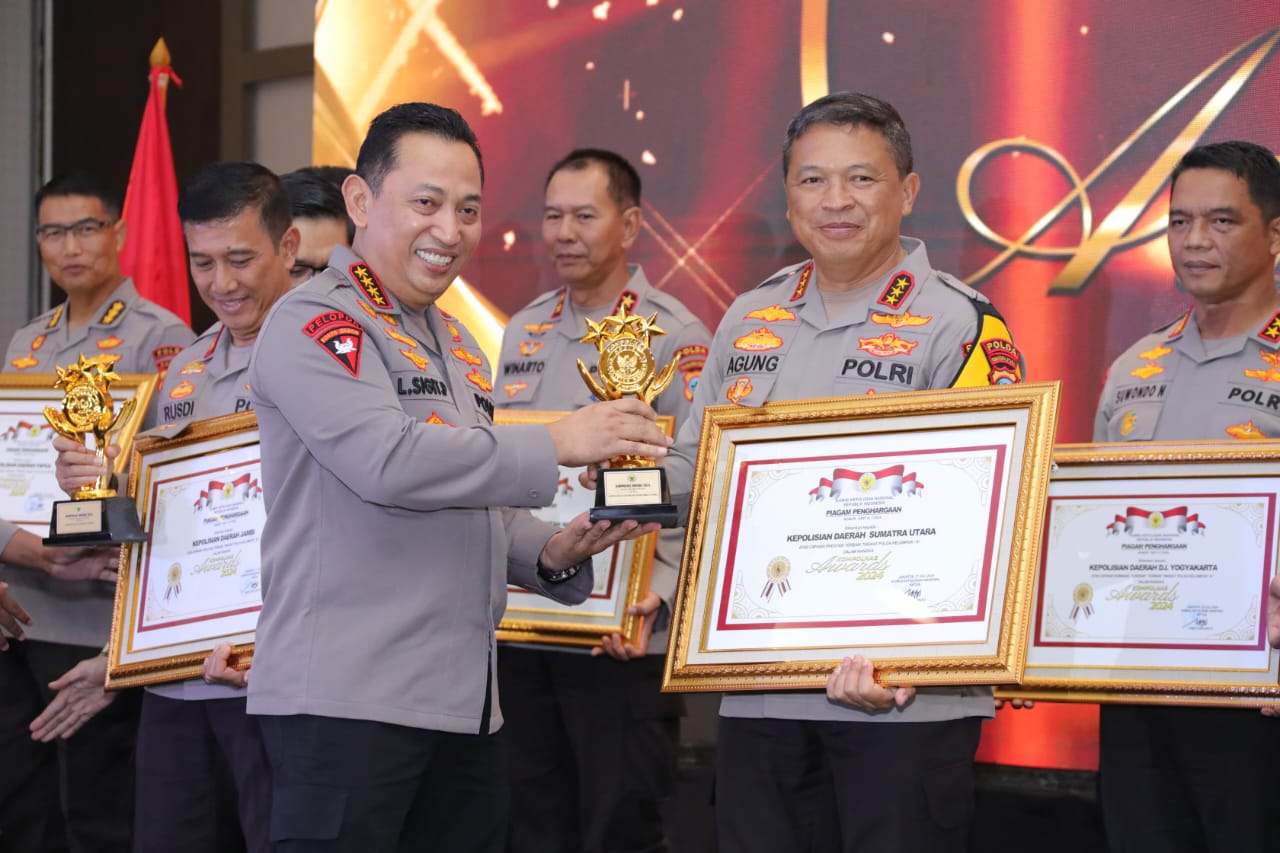 Polda Sumut Kembali Raih Penghargaan Terbaik Kompolnas Awards 2024