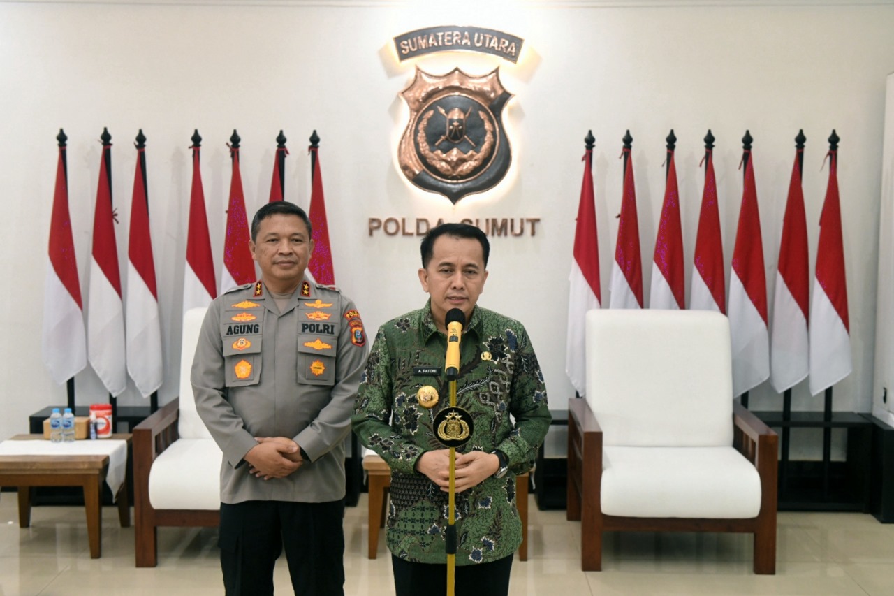 Pj Gubsu Agus Fatoni Apresiasi Polda Sumut Raih Kompolnas Awards 2024