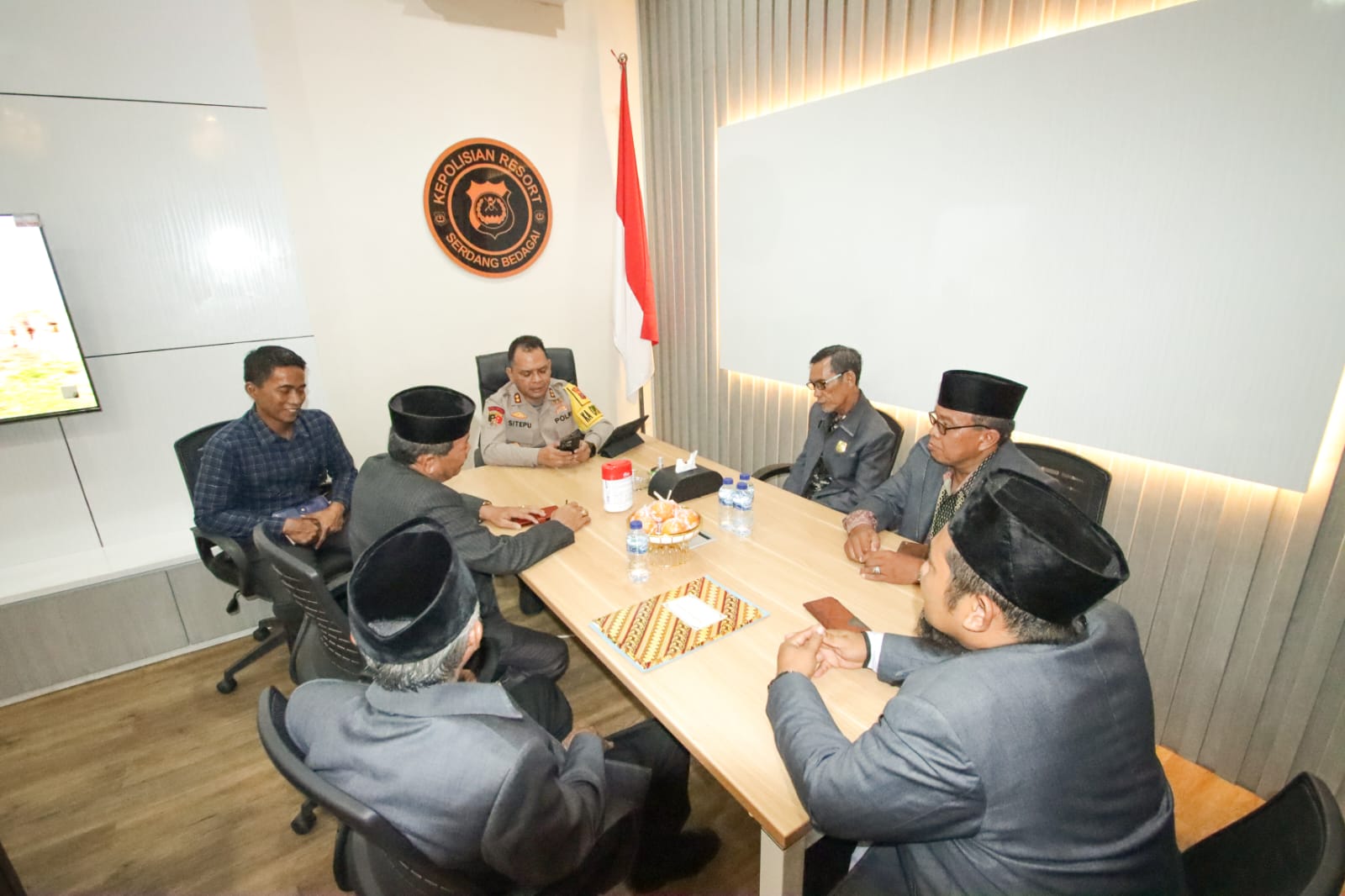 Kapolres Serdang Bedagai Terima Kunjungan FKUB