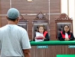 Mantan Sekdes Pasar Baru Dihukum 1 Tahun 6 Bulan Penjara atas Pemalsuan Dokumen