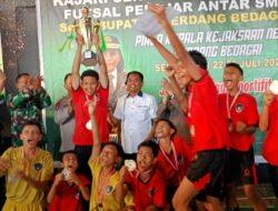 Turnamen Futsal Kajari Sergai Cup: MTs Islamiyah Dolok Masihul Juara, Forkopimda Ungguli Kejari