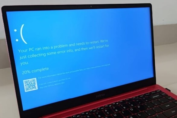 windows 10 error blue screen