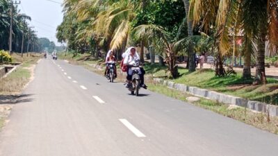 Jalan Penghubung Desa Simalas dan Gunung Monako Selesai Dibangun, Warga Apresiasi Pemkab Sergai