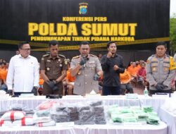 Polda Sumut Hancurkan Jaringan Narkoba, 2.099 tersangka ditangkap