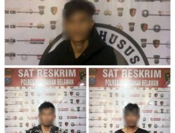 Tiga Pemuda Bersenjata Tajam Diamankan Polisi Sebelum Beraksi di Belawan