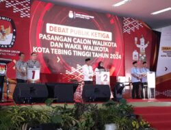 Putaran Ketiga, Debat Publik Paslon Walikota dan Wakil Walikota Tebing Tinggi Bahas Pembangunan, NKRI, Nasionalisme dan Kebangsaan