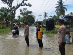 Kapolsek Tanjung Beringin Imbau Warga Tetap Waspada Banjir