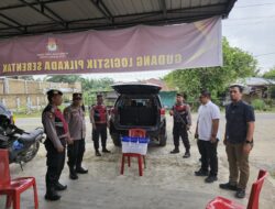 Polres Tebing Tinggi Kawal Pengiriman Logistik Pilkada ke KPU Sumut