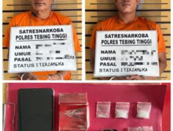 Diduga Miliki Sabu, Satres Narkoba Polres Tebing Tinggi Tangkap 2 Pria