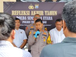 Press Release Akhir Tahun, Polres Tebing Tinggi Ungkap Kasus dan Layanan Yang Telah Berjalan