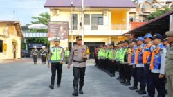 Jelang Pergantian Tahun, Polres Tebing Tinggi Gelar Apel Kesiapan Pengamanan Malam Tahun Baru