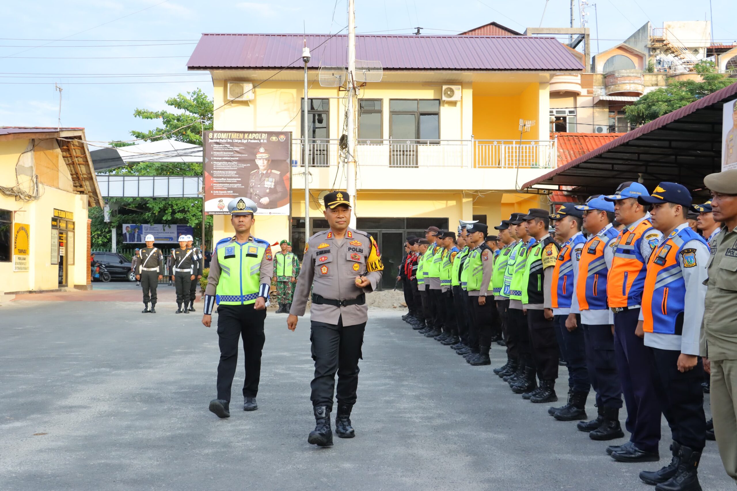 Jelang Pergantian Tahun, Polres Tebing Tinggi Gelar Apel Kesiapan Pengamanan Malam Tahun Baru