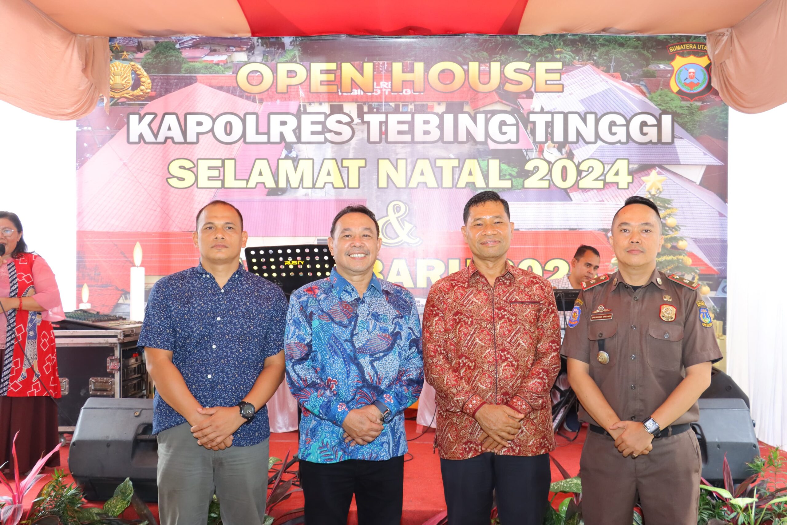 Menyambut Tahun Baru 2025, Kapolres Tebing Tinggi Adakan Open House