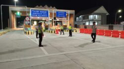 Polres Tebing Tinggi Pengamanan Arus Lalin di Pos Yan Exit Tol Dolmer