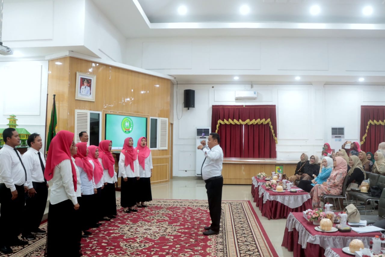 Sambut HUT Sergai ke-21, Paduan Suara Kecamatan Bersaing Merdu