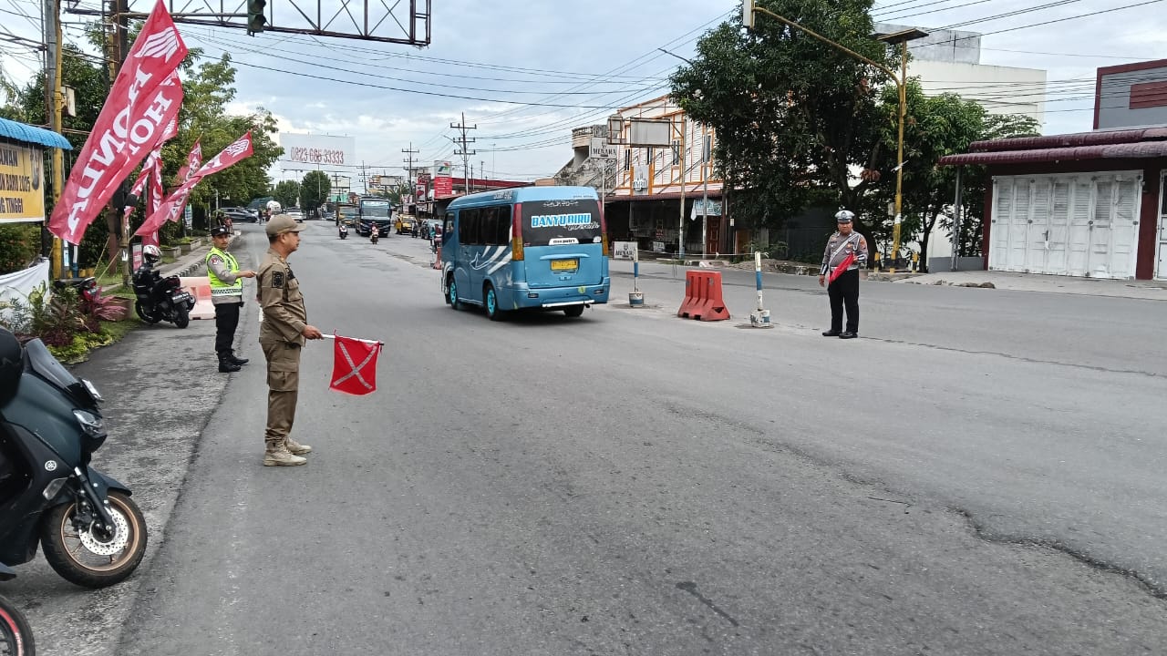 Polres Tebing Tinggi Jaga Kelancaran Arus Balik Pasca Libur Tahun Baru