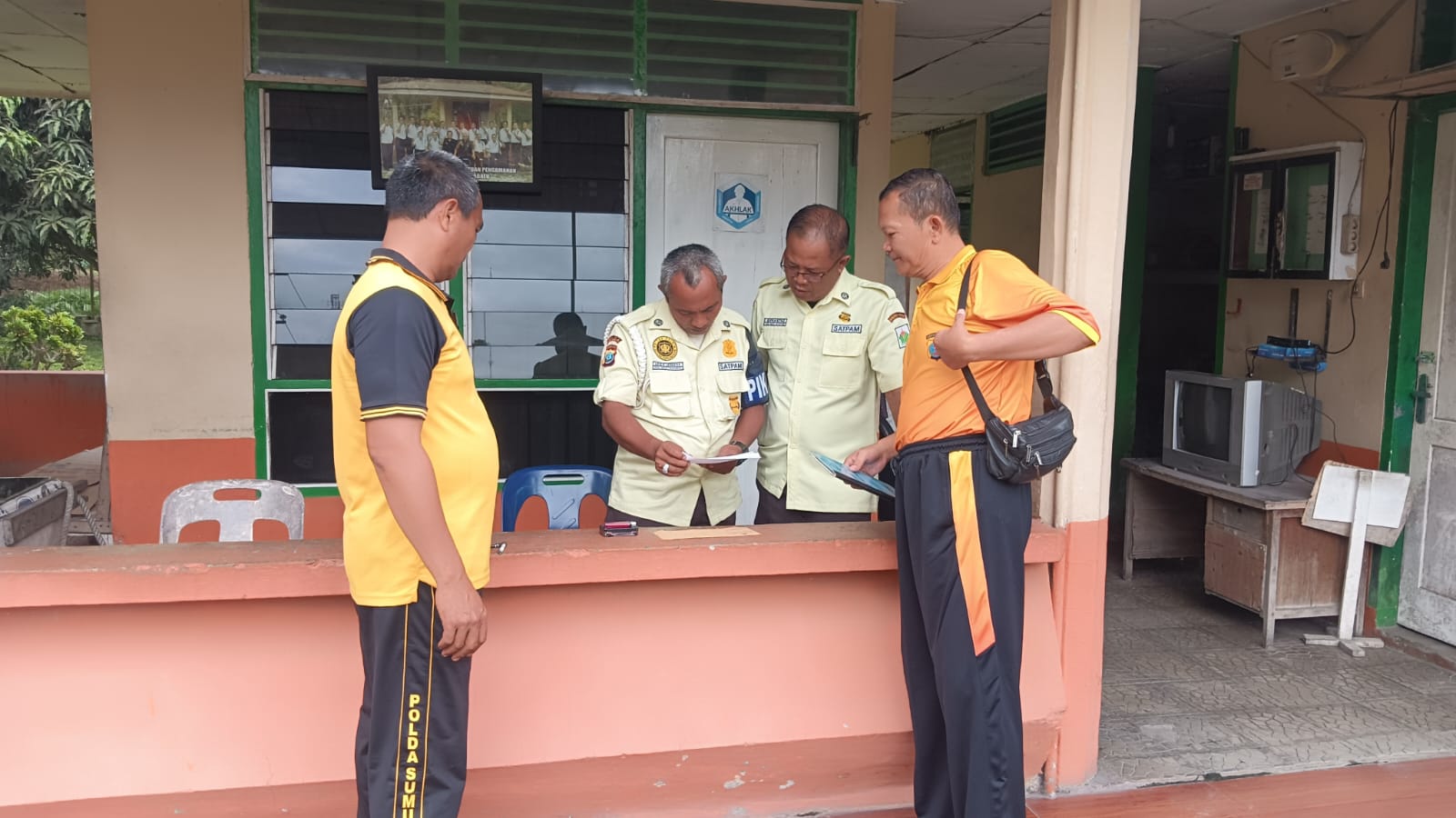 Polres Tebing Tinggi Sampaikan Pesan Kamtibmas Pada Satpam PTPN IV Pabatu