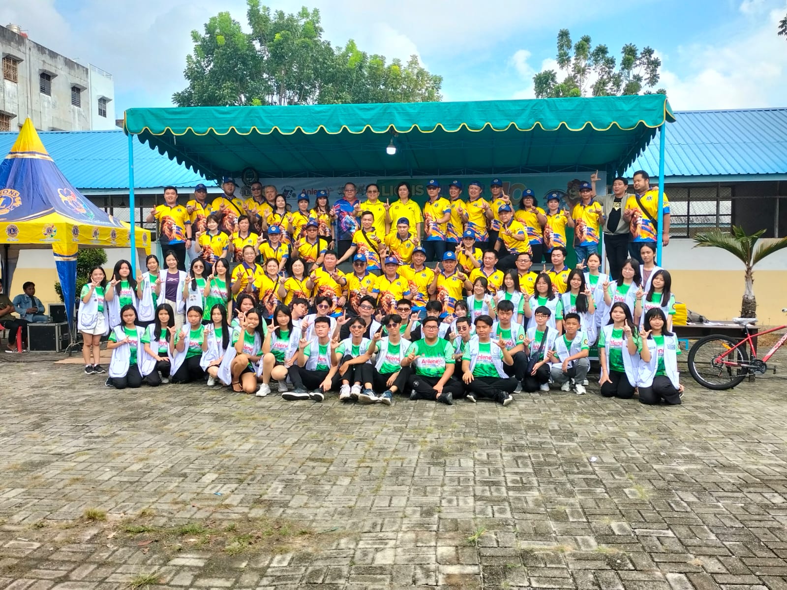 Polres Tebing Tinggi Beri Pengamanan Jalan Santai "Lions Journey For Solidarity 2024"