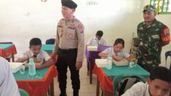 Polsek Sipispis Hadir Dalam Giat Pemberian Makan Gizi Gratis di SMPN 1 Sipispis