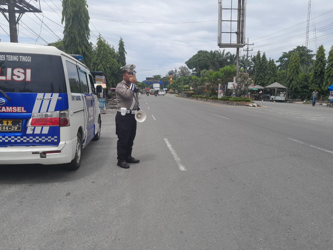 Sat Lantas Polres Tebing Tinggi Edukasi Masyarakat Sadar Dalam Berlalulintas