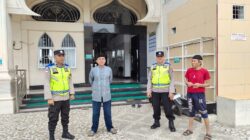 Polres Tebing Tinggi Beri Pengamanan Saat Ibadah Sholat Jumat Berlangsung