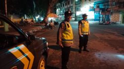 Polsek Padang Hilir Jaga Kamtibmas Melalui Patroli Blue Light