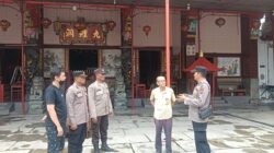 Memasuki Imlek 2576, Polres Tebing Tinggi Sambang dan Berikan Himbauan di Vihara