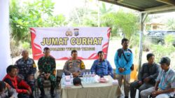 Jumat Curhat, Kapolres Tebing Tinggi Ajak Warga Desa Sei Serimah Jaga Kamtibmas