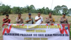 Polres Tebing Tinggi Lakukan Peninjauan Lahan Untuk Tanam Jagung Serentak