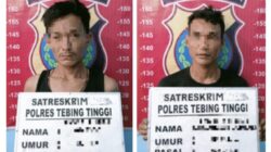 Kasus Pencurian di SD Jalan Lama, Sat Reskrim Polres Tebing Tinggi Tangkap Pelakunya