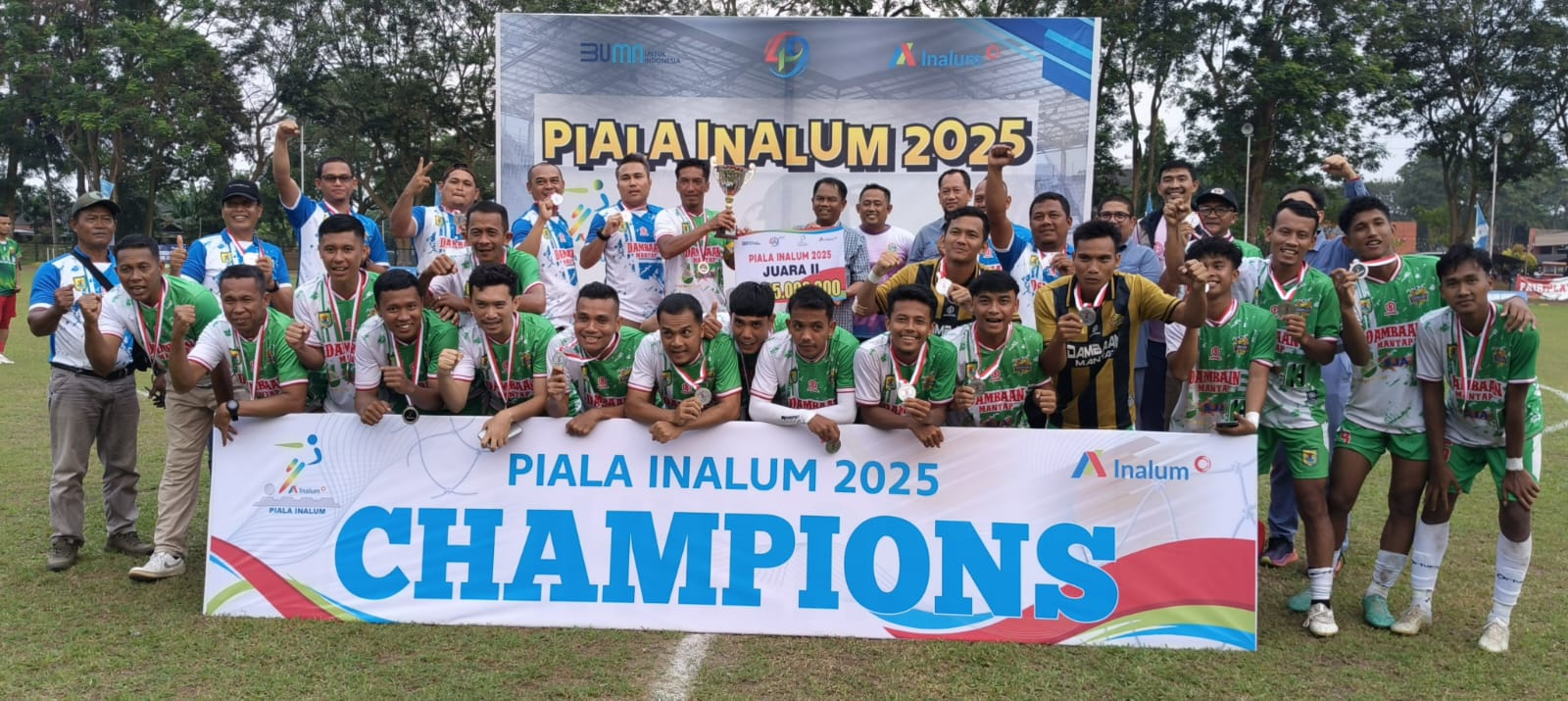 PS Pemkab Sergai Runner-up Piala Inalum 2025, Bupati Tetap Bangga