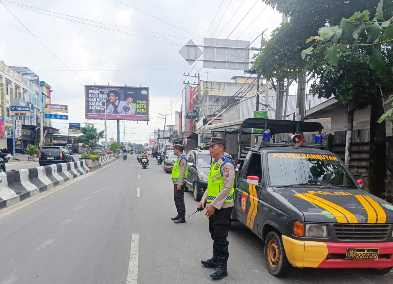 Kamtibmas Kondusif Melalui Patroli Dialogis Polres Tebing Tinggi di Sejumlah Lokasi