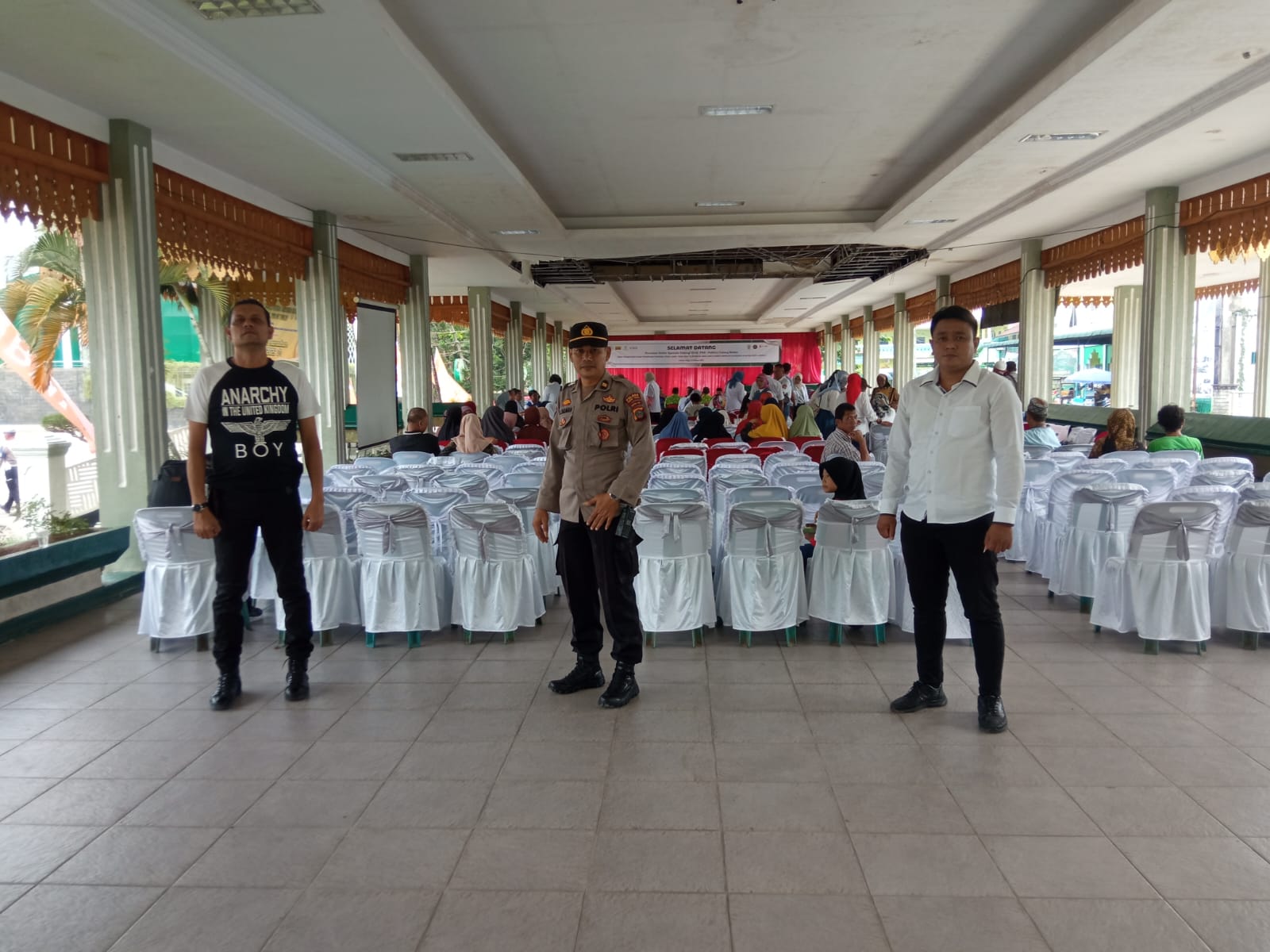 Polres Tebing Tinggi Beri Pengamanan Kegiatan Gerakan Amal Bakti Rumah Sedekah Alamanda