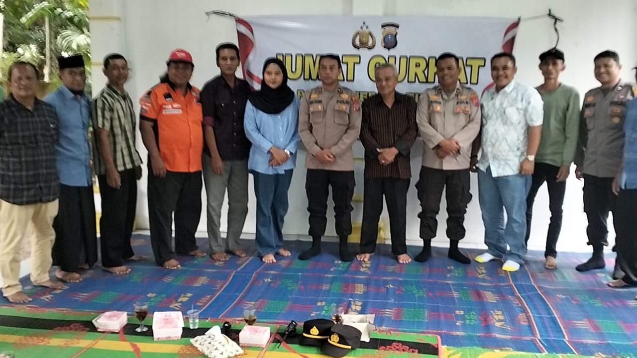 Polres Tebing Tinggi Jumat Curhat di Kelurahan Pabatu, Sampaikan Pesan Kamtibmas