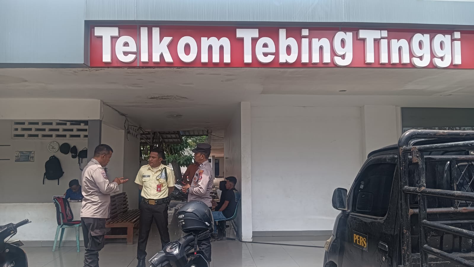 Sat Binmas Polres Tebing Tinggi Giat Sambang dan Pengawasan di PT Telkom