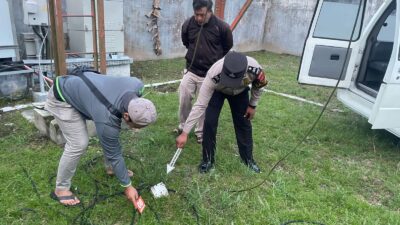 Selidiki Penemuan Mayat, Polres Tebing Tinggi Menduga Korban Jatuh Saat Coba Mencuri Kabel Tower