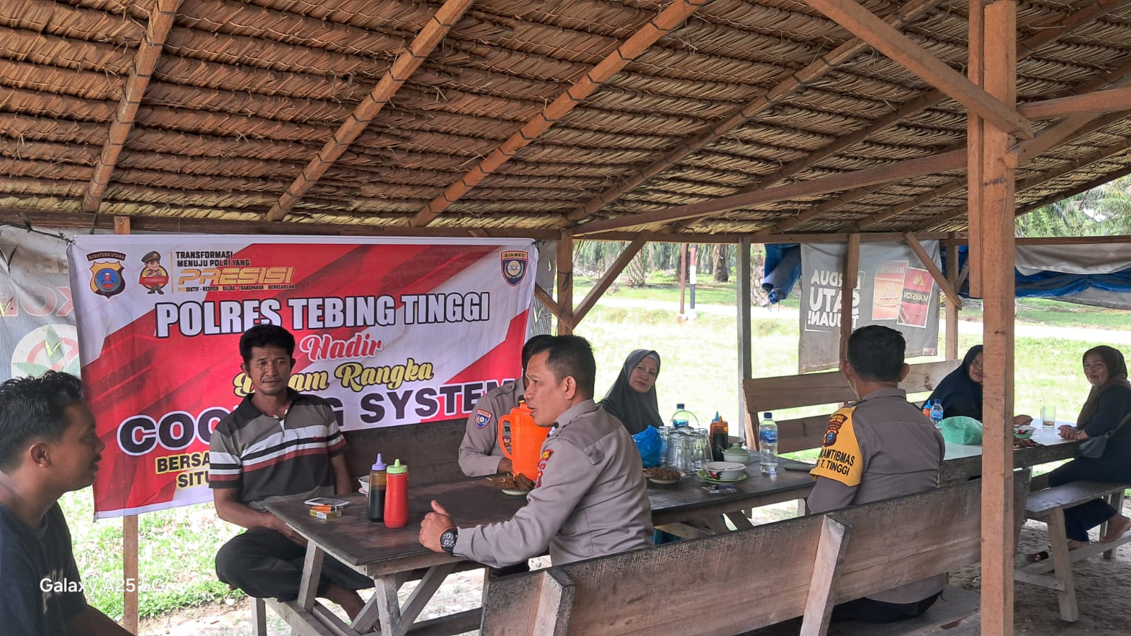 Cooling System Bersama Warga, Polres Tebing Tinggi Berupaya Jaga Situasi Kamtibmas