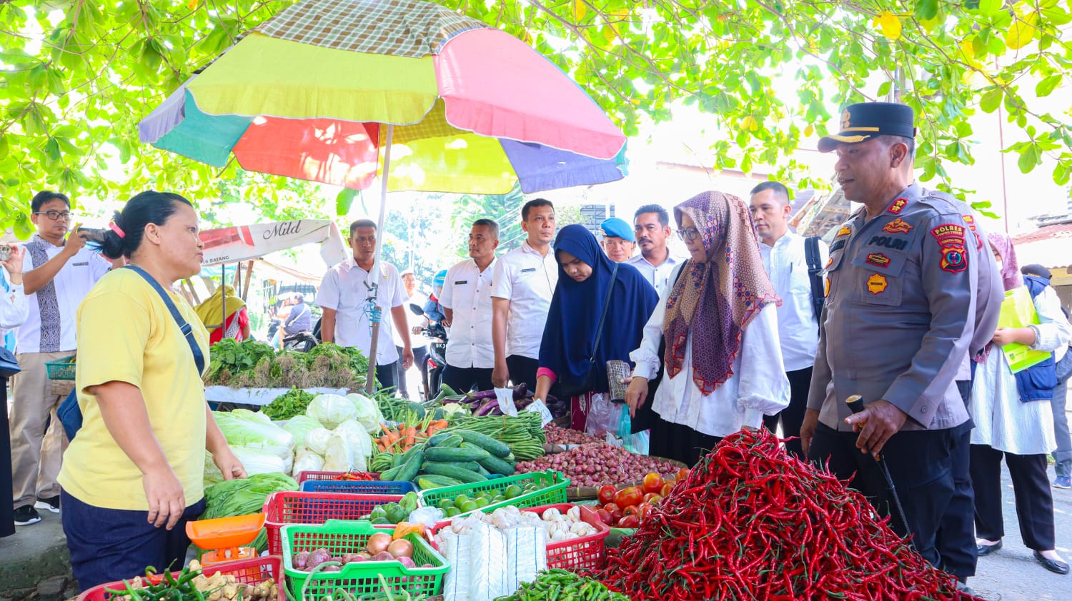 Kapolres Tebing Tinggi Pantau Ketersediaan Kebutuhan Pokok Selama Ramadhan